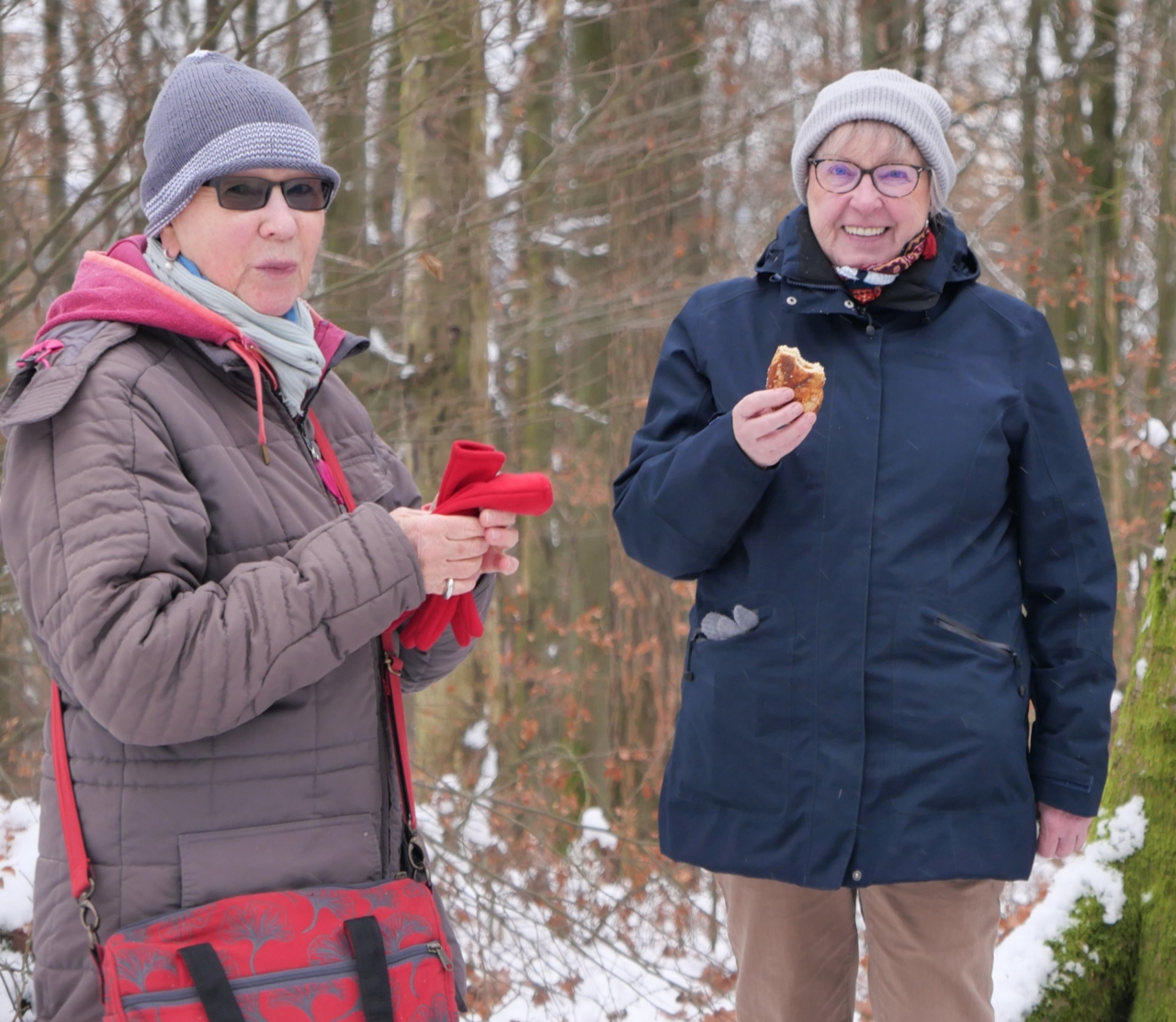 Unterwegs zum Glitzerstein - Adventswanderung bei Aschaffenburg